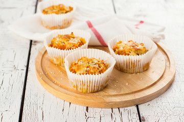 Carrot vegetable muffins