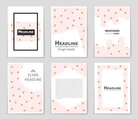 Abstract vector layout background set. For art template design, list, front page, mockup brochure theme style, banner, idea, cover, booklet, print, flyer, book, blank, card, ad, sign, sheet,, a4