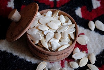 Roasted Salty Pumpkin Seeds Ready to Eat