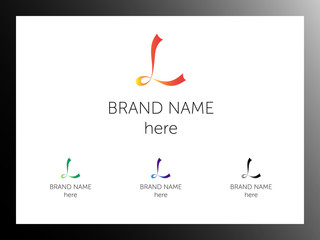 Letter L for company logo