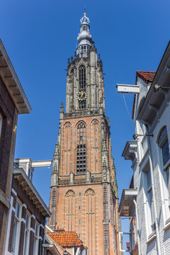 Medieval church tower Onze Lieve Vrouwetoren