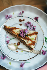 tasty slice of cake