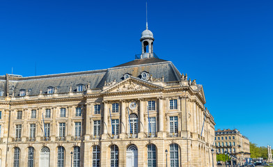 Palais de la Bourse in Bordeaux, France
