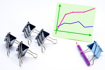 Funny stationery creative composition