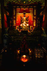 Ritual place in temple of Vietnam