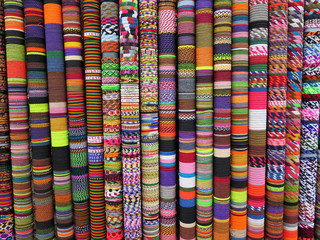 Peruvian hand made woolen fabric