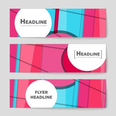 Obraz premium Abstract vector layout background set. For art template design, list, front page, mockup brochure theme style, banner, idea, cover, booklet, print, flyer, book, blank, card, ad, sign, sheet,, a4