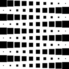 Seamless vector black and white geometric pattern.
