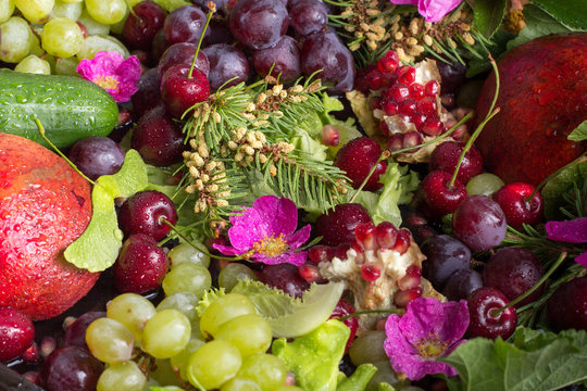 Composition From Vegetables And Fruit