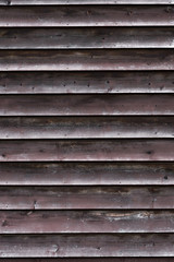 古い木造住宅の壁 / 北海道の田舎