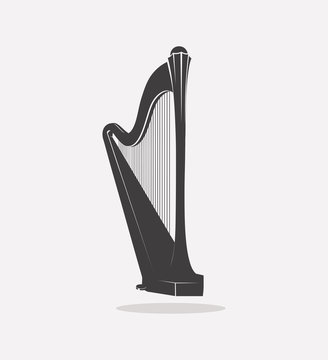 Harp Vector Logo