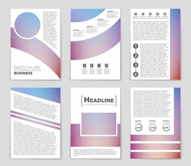 Abstract vector layout background set. For art template design, list, page, mockup brochure theme style, banner, idea, cover, booklet, print, flyer, book, blank, card, ad, sign, sheet,, a4