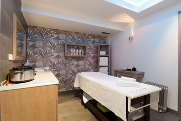 Massage room interior