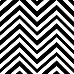 zigzag black and white background of abstract vector illustration