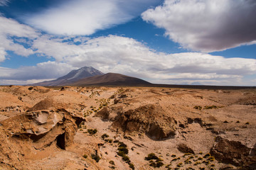 Naklejka premium Bolivian Andean Mountains