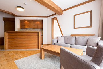 Hotel apartment interior