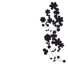 Naklejka premium beautiful flowers