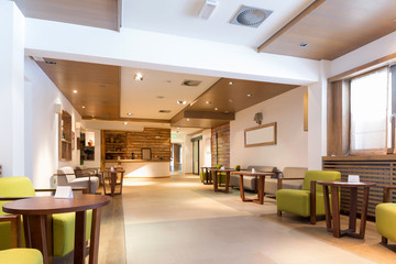 Hotel lobby interior