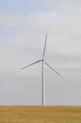 Fototapeta premium New Wind Turbine on a Wind Farm