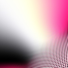 Digital art abstract pattern. Square futuristic fractal image