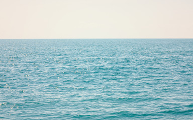 Fototapeta premium Sea horizon on a Sunny day