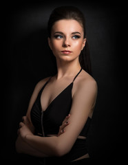 Fototapeta premium Portrait of young girl