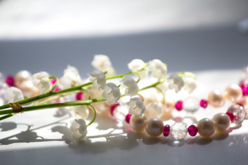 still life with convallarias