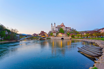 Fototapeta premium Aarburg, Schweiz