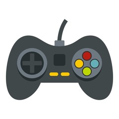 Video game controller icon isolated