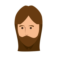 jesuschrist avatar character icon vector illustration design