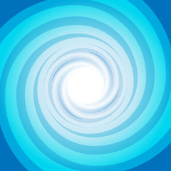 Obraz premium Colorful Blue swirling cyclone background with space for text in center for abstract design concept