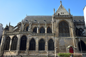 Obraz premium Eglise gothique Saint-Merri à Paris, France