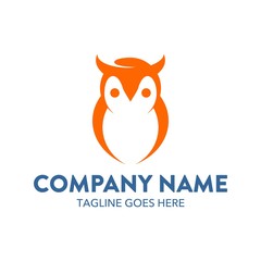 Unique And Colorful Owl Logo