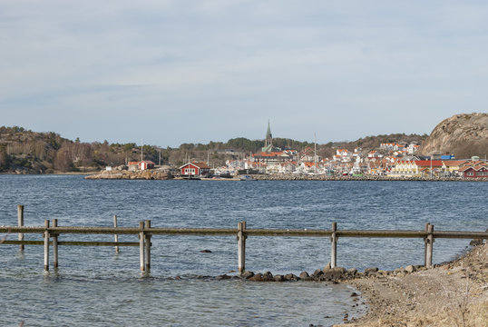 Grebbestad in Sweden by sea