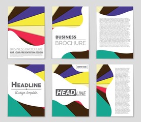 Abstract vector layout background set. For art template design, list, front page, mockup brochure theme style, banner, idea, cover, booklet, print, flyer, book, blank, card, ad, sign, sheet,, a4