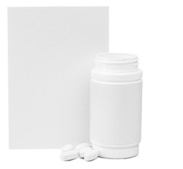 Medication isolated on white