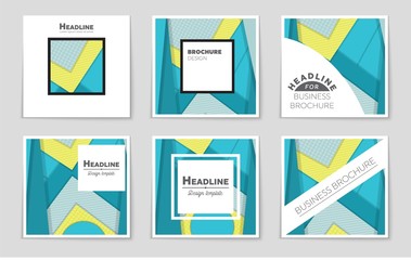 Abstract vector layout background set. For art template design, list, front page, mockup brochure theme style, banner, idea, cover, booklet, print, flyer, book, blank, card, ad, sign, sheet,, a4