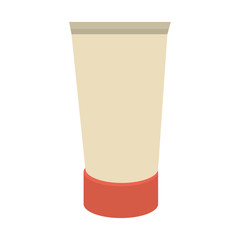 cream bottle product icon vector illustration design
