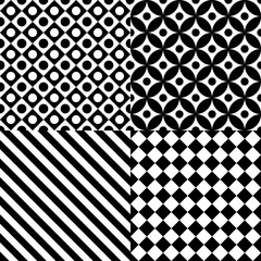 Seamless abstract pattern set