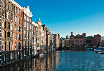 One of canals in Amsterdam