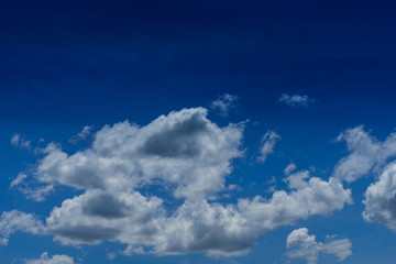 Naklejka na ściany i meble cloudscape pattern on blue sky - can use to display or montage on product