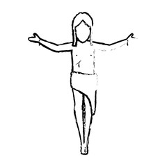 jesuschrist avatar character icon vector illustration design