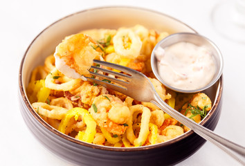 Fritto Misto Seafood Appetizer