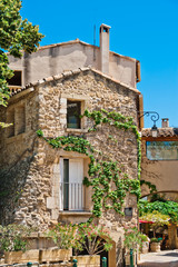 Fototapeta na wymiar Medieval Stone house, Provence, France