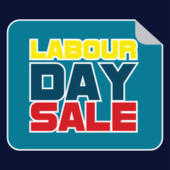 poster of happy labor day, labour day, sale day, may day, 1 may. vector illustration