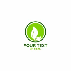 Fototapeta premium Nature Leaf Logo Template