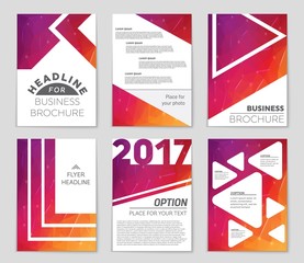 Abstract vector layout background set. For art template design, list, page, mockup brochure theme style, banner, idea, cover, booklet, print, flyer, book, blank, card, ad, sign, sheet,, a4.