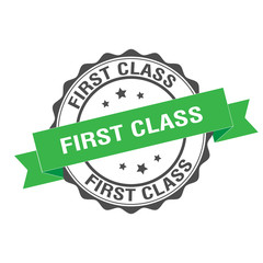 First class stamp illustration