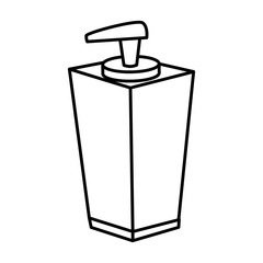 soap dispenser bottle icon vector illustration design