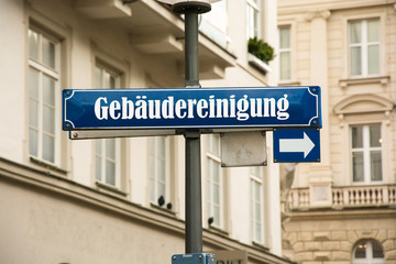 Schild 192 - Gebäudereinigung